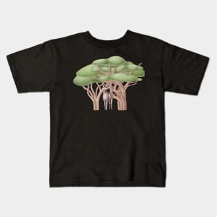 Cute zebra in safari Kids T-Shirt